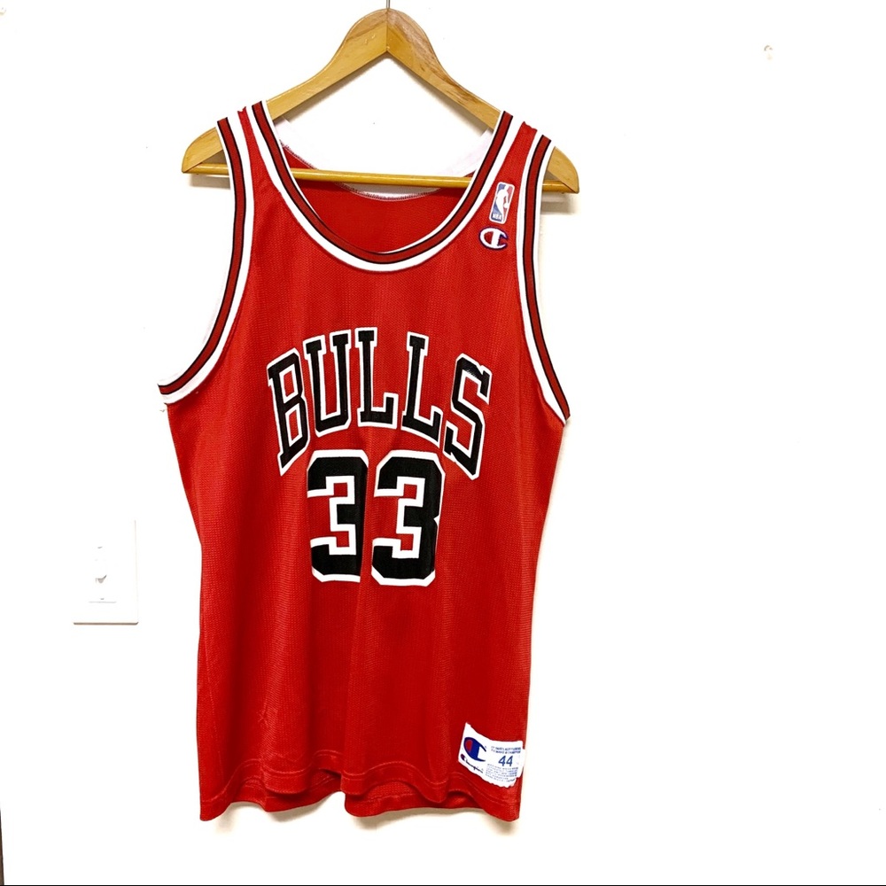 90s Champion Chicago Bulls Scottie Pippen Jersey